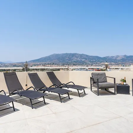 公寓 Spacious Castillo Sohail Penthouse With Jacuzzi By Costarentals - Ref 12 *